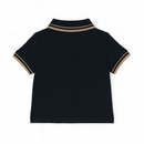Black Pique Tipping Polo Nawao.com