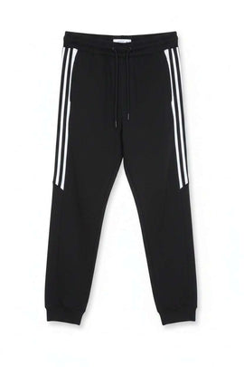 Black Pique Track Pant Black Nawao.com