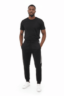 Black Pique Track Pant Black Nawao.com
