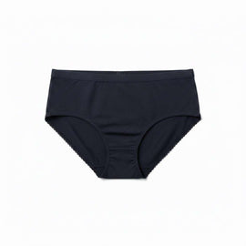 Black Plain Bikini Briefs 5 Pack  Black Nawao.com