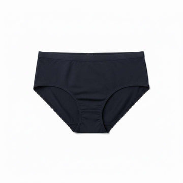 Black Plain Bikini Briefs 5 Pack  Black Nawao.com