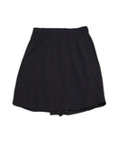 Black Pleated Skirts With Front Buttons Nawao.com