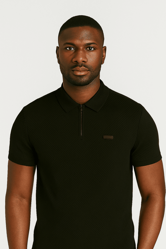 Black Polo Shirt Nawao.com