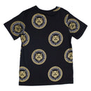 Black Print T-Shirt Nawao.com