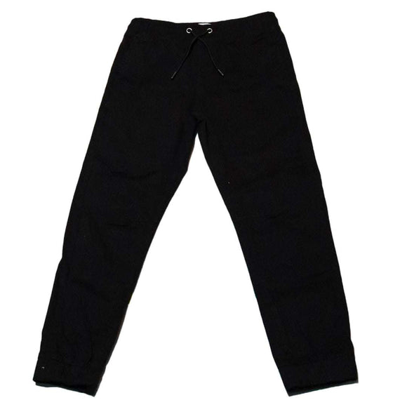 Black Pull On Casual Trouser Nawao.com