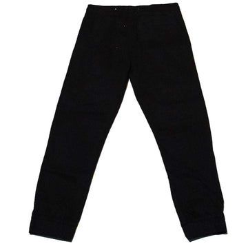 Black Pull On Casual Trouser Nawao.com