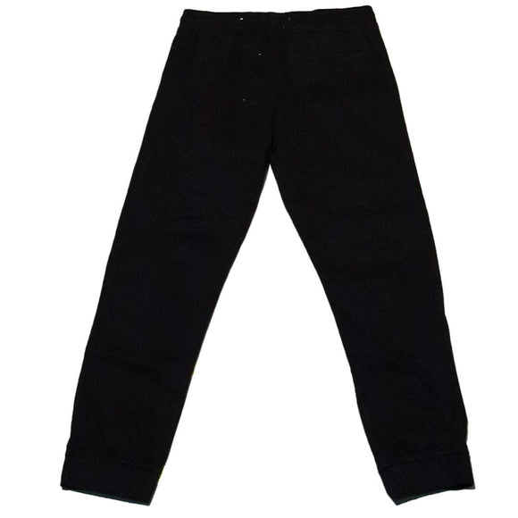 Black Pull On Casual Trouser Nawao.com