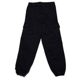 Black Pull On Jogger Cargo Jeans Nawao.com