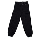Black Pull On Jogger Cargo Jeans Nawao.com