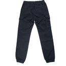 Black Pullon Cargo Casual Trouser Black Nawao.com