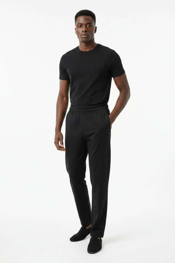 Black Pyjama Bottom Black Nawao.com