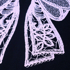 Black Rib Jacquardtop Black Nawao.com
