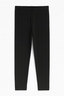 Black Rib Leggings Nawao.com