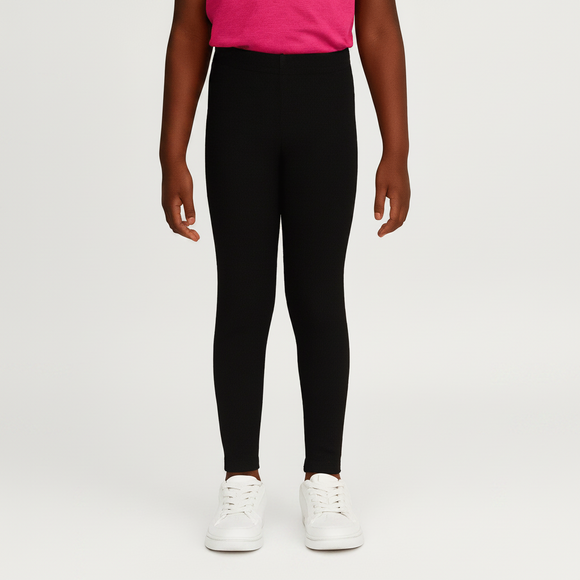 Black Rib Leggings Nawao.com