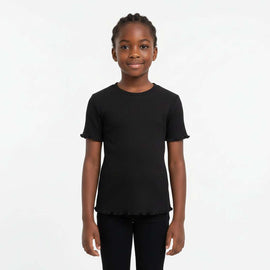Black Rib Tee Nawao.com