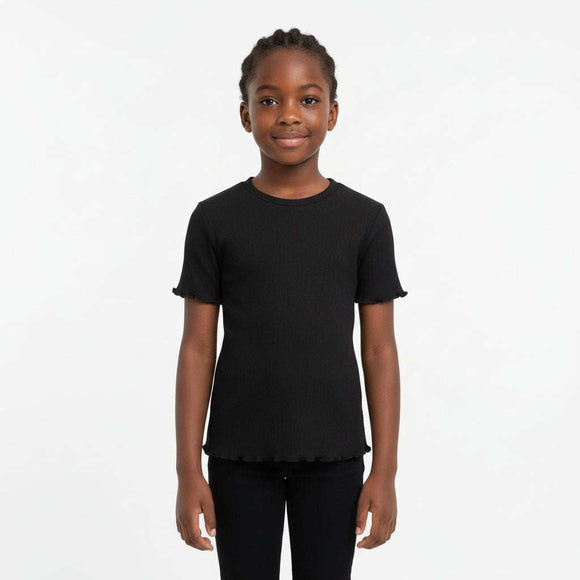 Black Rib Tee Nawao.com