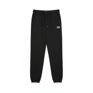 Black Ribbed Hem Jog Pant Black Uk18 Nawao.com