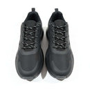 Black Rubber Overlay Chunky Sneakers Nawao.com
