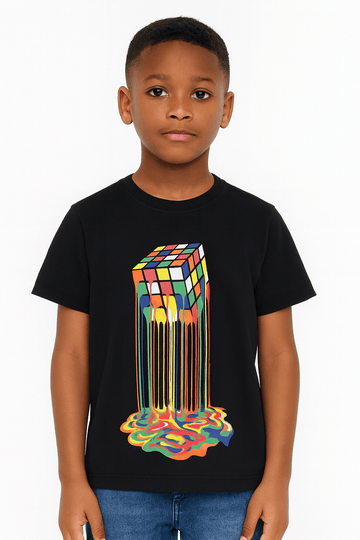 Black Short Sleeve Graphic Tshirt Nawao.com
