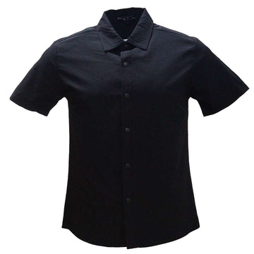 Black Short Sleeves Shirt White Xx Nawao.com
