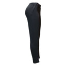 Black Single Button Dart Ponte Legging Nawao.com