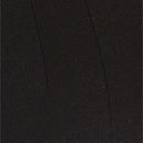 Black Single Button Dart Ponte Legging Nawao.com