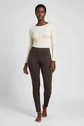 Black  Single Pleat Legging Black Nawao.com