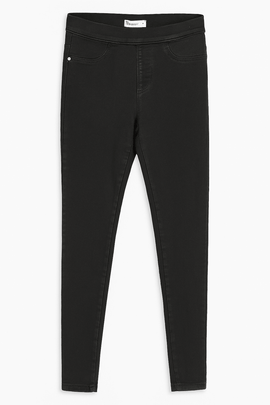 Black Skinny Knit Jegging Black Nawao.com