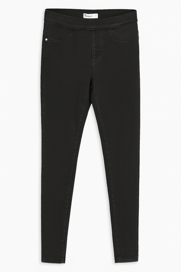 Black Skinny Knit Jegging Black Nawao.com