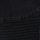 Black Slim Fit Biker Jeans Nawao.com