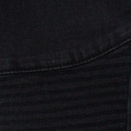 Black Slim Fit Biker Jeans Nawao.com