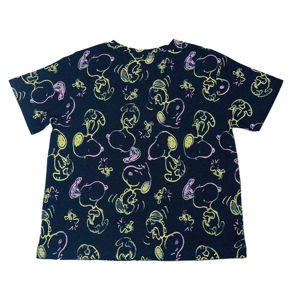 Black Snoopy Boxy T Shirts Assorted Nawao.com