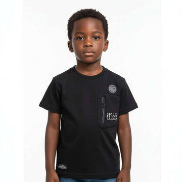 Black Soft Feel Loose Fit T Shirt Black Nawao.com