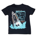 Black Space Graphic T Shirt Black Nawao.com