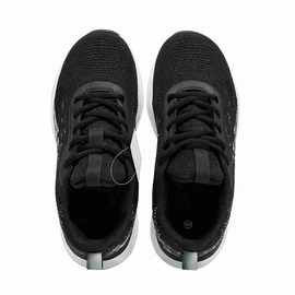 Black Sporty Lace Up Nawao.com