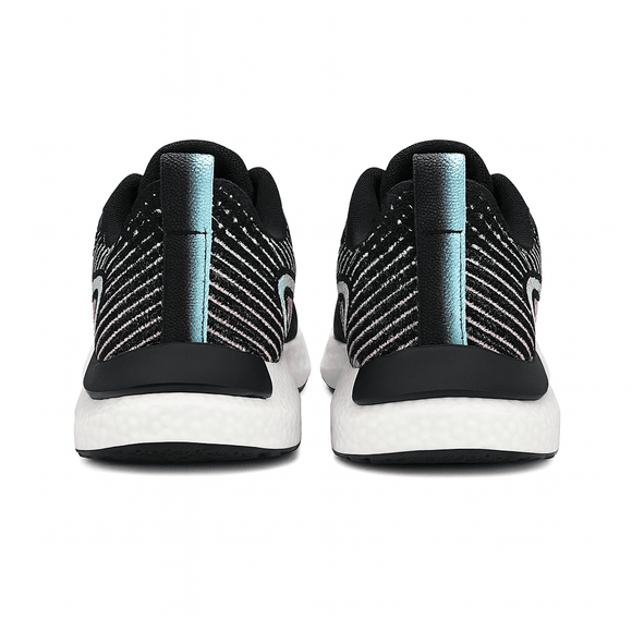Black Sporty Lace Up Nawao.com