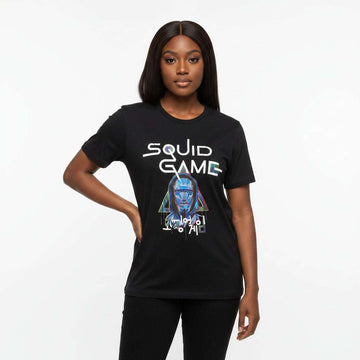 Black Squid Game Printed T Shirt Nawao.com