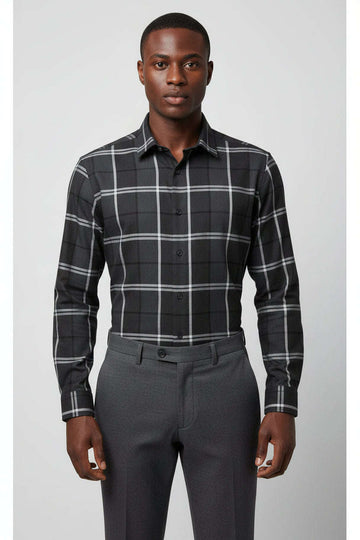 Black Stand Up Pack Shirt Black Nawao.com