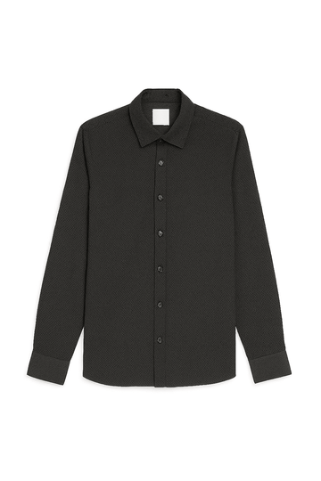 Black Stand Up Pack Shirt Nawao.com