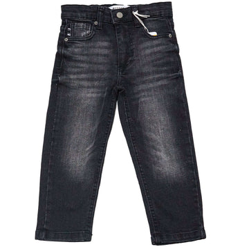 Black Straight Fit Jeans Nawao.com