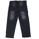 Black Straight Fit Jeans Nawao.com