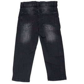 Black Straight Fit Jeans Nawao.com