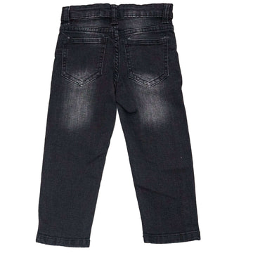 Black Straight Fit Jeans Nawao.com