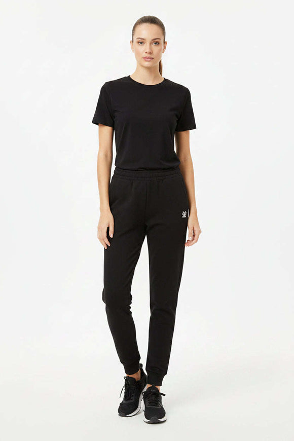 Black Straight Fit Jog Pant Black Nawao.com