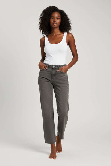 Black Straight Fit Nawao.com