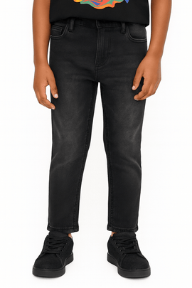Black Stretch Slim Fit Trouser Nawao.com
