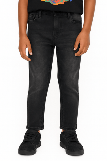 Black Stretch Slim Fit Trouser Nawao.com