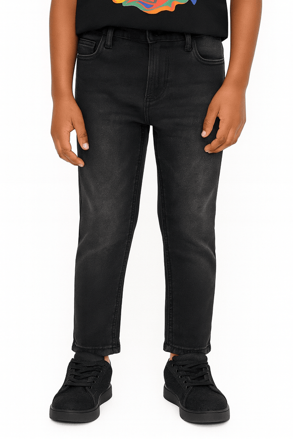 Black Stretch Slim Fit Trouser Nawao.com