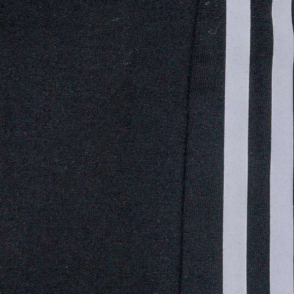 Black Stripe Active Pants Nawao.com