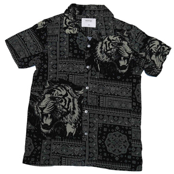 Black Tiger Graphic Tshirt Nawao.com